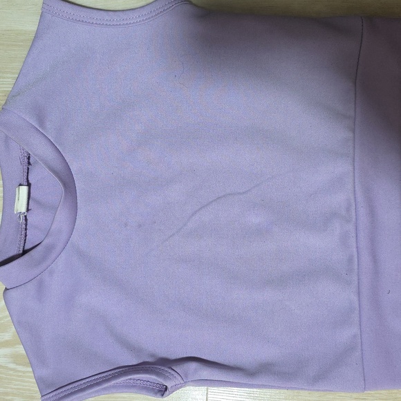 SHEIN Floral Yellow and Lavender Kids Set Bundle - Picture 2 of 7